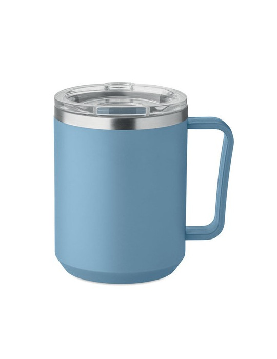 COCOA Mug double paroi 400ml Couleurs : bleu pétrole
