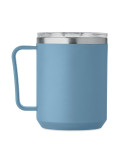 COCOA Mug double paroi 400ml Couleurs : bleu pétrole marquage laser ultra précis
