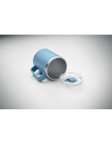 COCOA Mug double paroi 400ml Couleurs : bleu pétrole personnalisation sur mesure