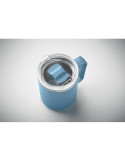 COCOA Mug double paroi 400ml Couleurs : bleu pétrole goodies publicitaire durable