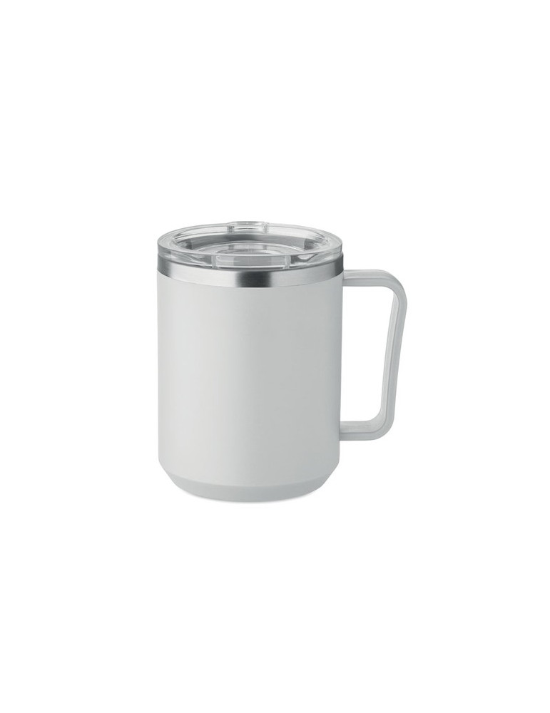COCOA Mug double paroi 400ml Couleurs : gris personnalisable avec votre logo