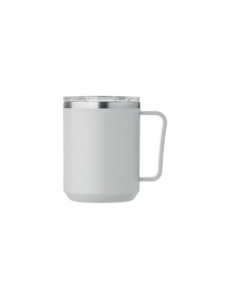 COCOA Mug double paroi 400ml Couleurs : gris cadeau client original