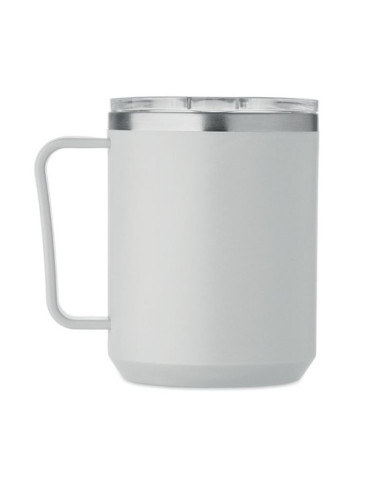 COCOA Mug double paroi 400ml Couleurs : gris goodies publicitaire événementiel