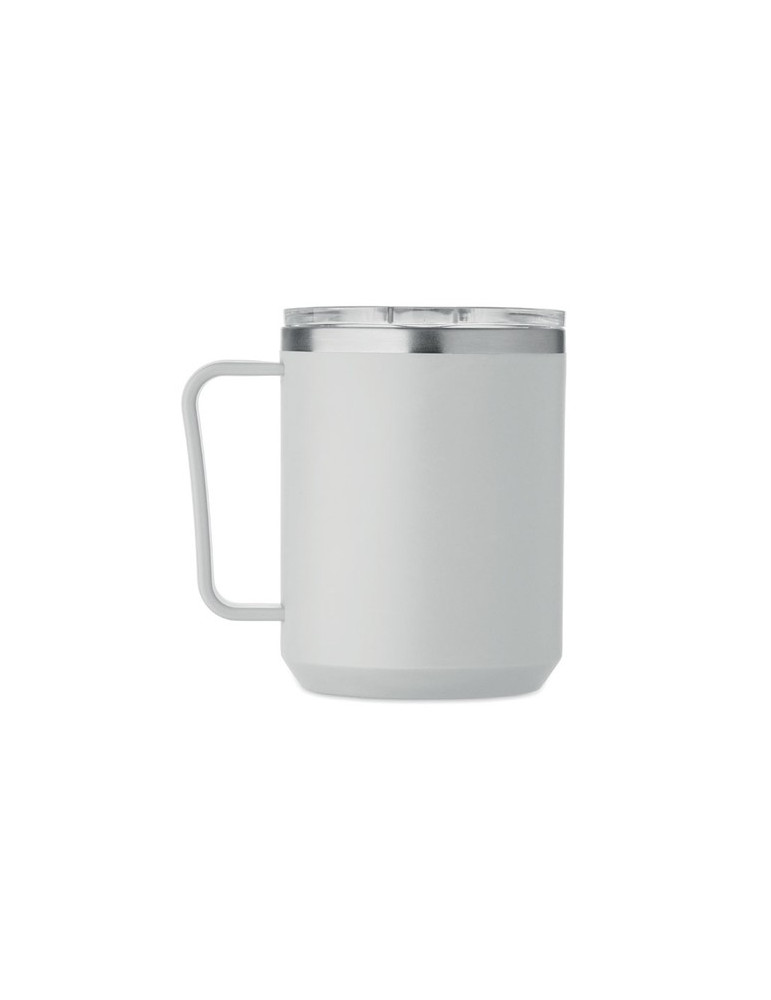 COCOA Mug double paroi 400ml Couleurs : gris goodies publicitaire événementiel