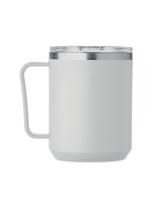 COCOA Mug double paroi 400ml Couleurs : gris goodies publicitaire événementiel