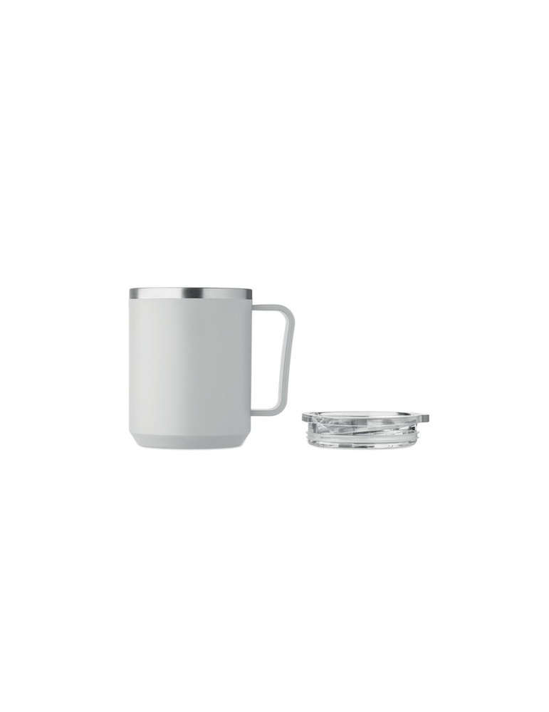 COCOA Mug double paroi 400ml Couleurs : gris livraison express 24h 48h