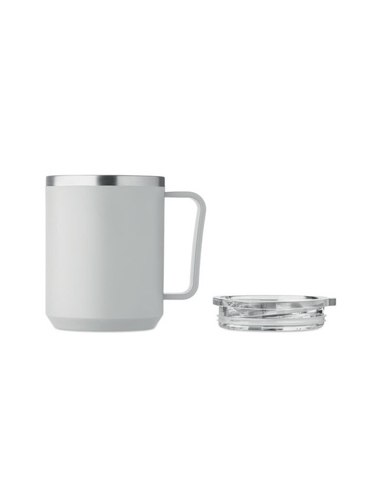 COCOA Mug double paroi 400ml Couleurs : gris livraison express 24h 48h