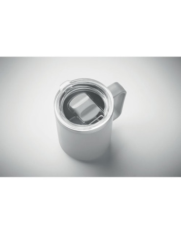 COCOA Mug double paroi 400ml Couleurs : gris goodies personnalisé en stock