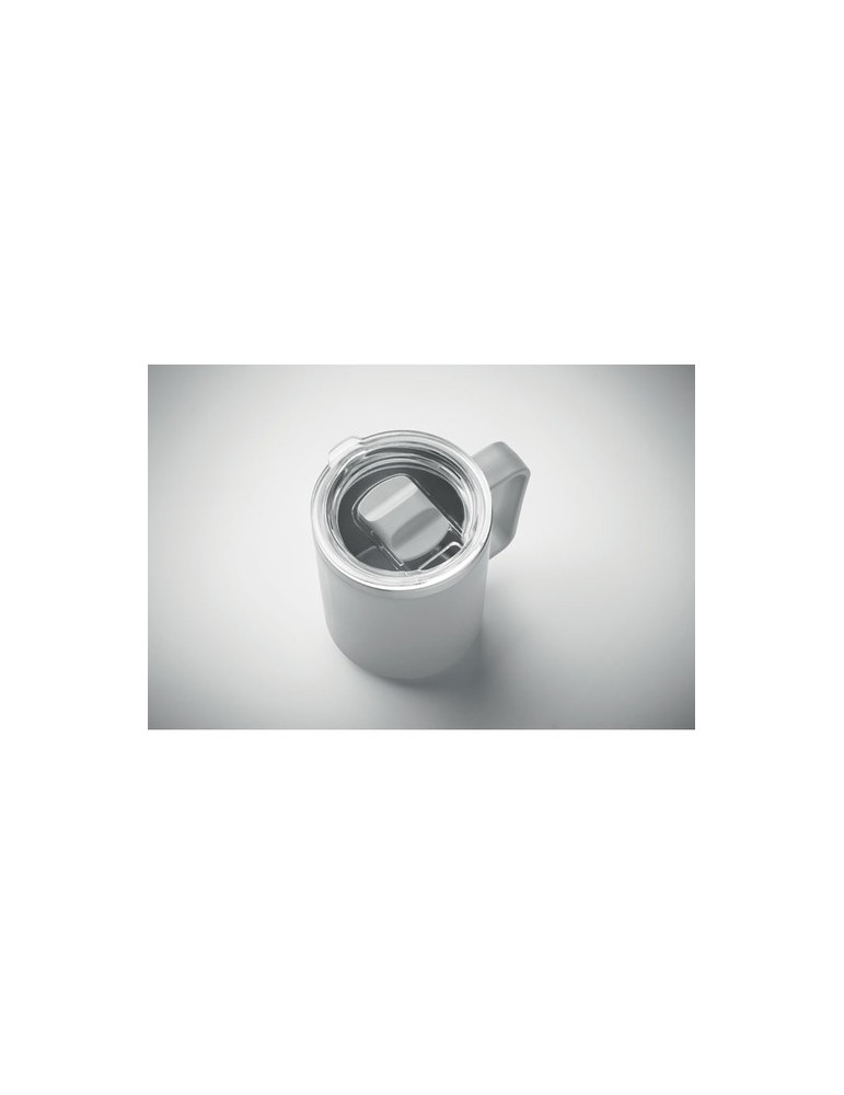 COCOA Mug double paroi 400ml Couleurs : gris goodies personnalisé en stock