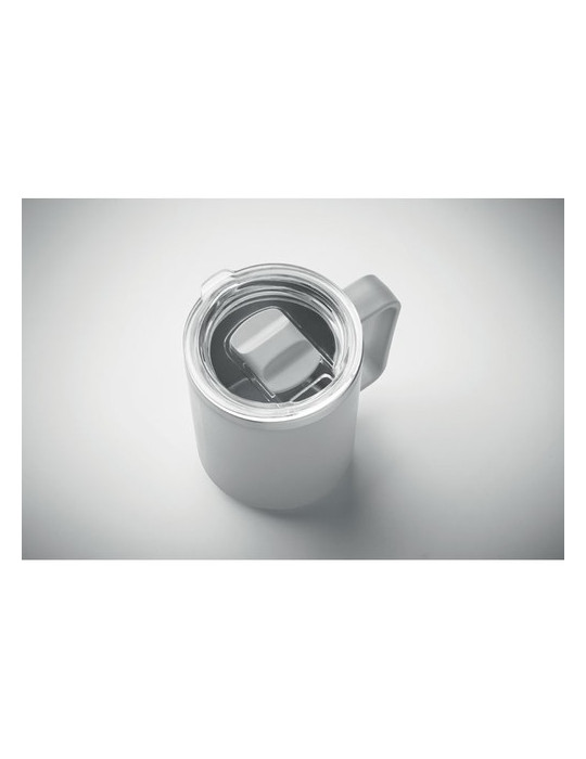 COCOA Mug double paroi 400ml Couleurs : gris goodies personnalisé en stock