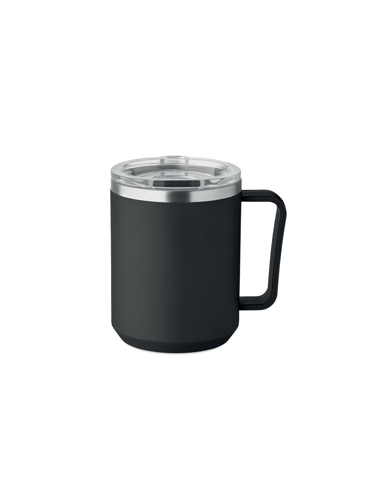 COCOA Mug double paroi 400ml Couleurs : noir goodies publicitaire événementiel