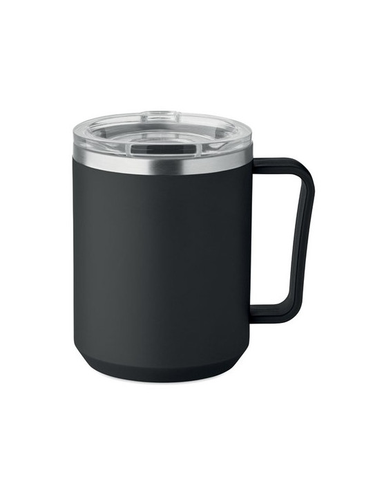 COCOA Mug double paroi 400ml Couleurs : noir goodies publicitaire événementiel