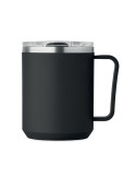 COCOA Mug double paroi 400ml Couleurs : noir impression logo haute qualité