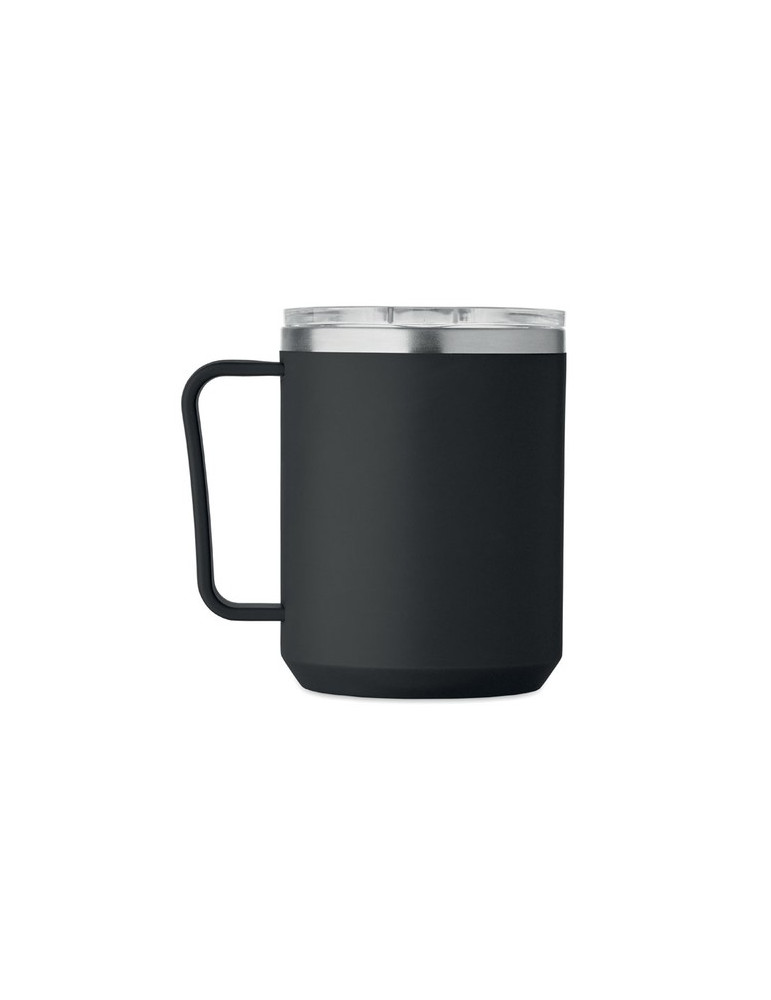 COCOA Mug double paroi 400ml Couleurs : noir impression haute définition