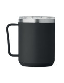 COCOA Mug double paroi 400ml Couleurs : noir impression haute définition