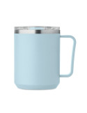 COCOA Mug double paroi 400ml Couleurs : bleu bébé goodies entreprise design