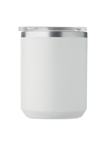 COCOA Mug double paroi 400ml Couleurs : blanc objet promotionnel éco-responsable