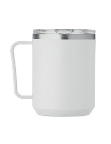 COCOA Mug double paroi 400ml Couleurs : blanc accessoire événementiel unique