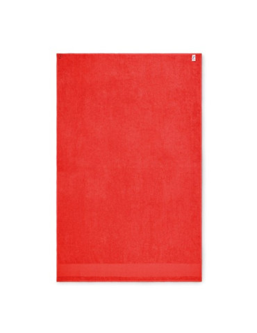 ISLAND 100 Serviette de bain en coton Couleurs : rouge marquage couleur éclatante