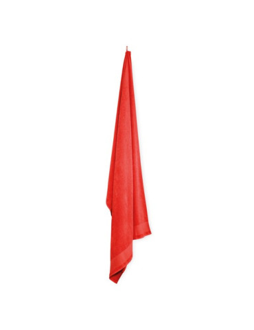 ISLAND 100 Serviette de bain en coton Couleurs : rouge marquage laser ultra précis
