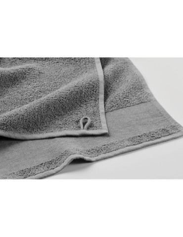ISLAND 100 Serviette de bain en coton Couleurs : pierre impression logo haute qualité