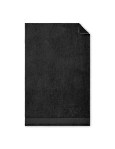 ISLAND 100 Serviette de bain en coton Couleurs : noir accessoire événementiel unique