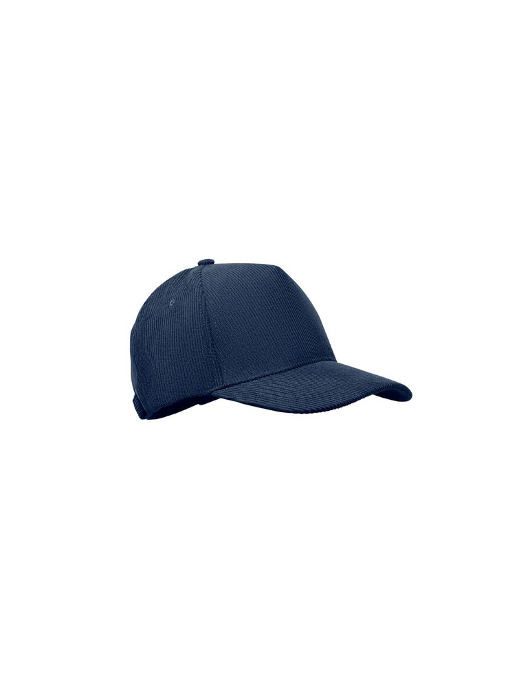 WALE Casquette 5 pans en velours Couleurs : bleu