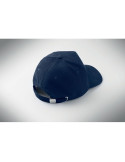 WALE Casquette 5 pans en velours Couleurs : bleu personnalisation sur mesure