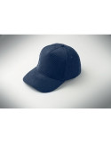 WALE Casquette 5 pans en velours Couleurs : bleu cadeau entreprise pas cher