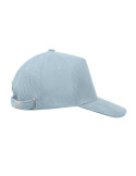 WALE Casquette 5 pans en velours Couleurs : bleu bébé goodies publicitaire événementiel