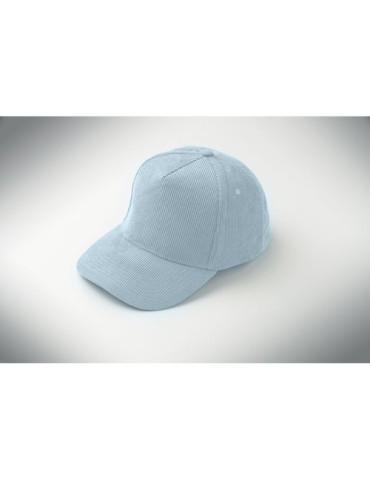 WALE Casquette 5 pans en velours Couleurs : bleu bébé cadeau collaborateur premium