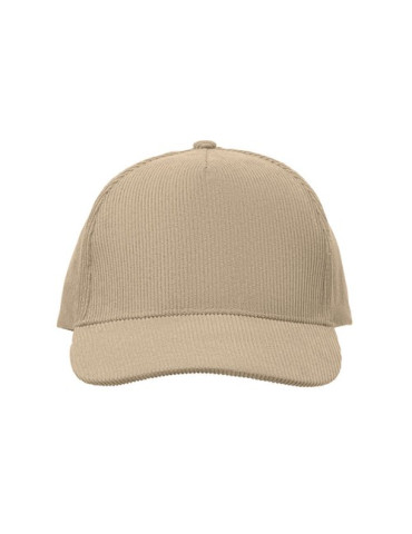 WALE Casquette 5 pans en velours Couleurs : beige cadeau collaborateur premium