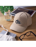 WALE Casquette 5 pans en velours Couleurs : beige cadeau affaires élégant
