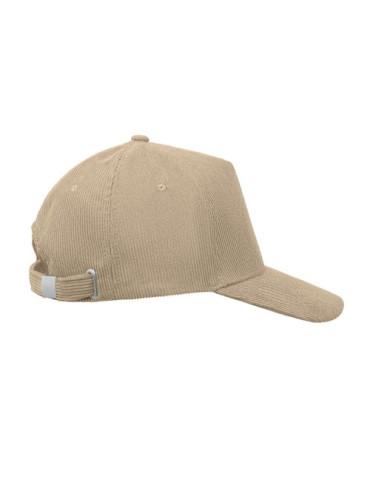 WALE Casquette 5 pans en velours Couleurs : beige livraison express 24h 48h