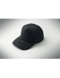 WALE Casquette 5 pans en velours Couleurs : noir goodies publicitaire durable