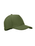 WALE Casquette 5 pans en velours Couleurs : vert armée personnalisable avec votre logo