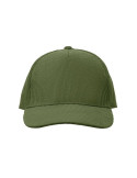 WALE Casquette 5 pans en velours Couleurs : vert armée marquage laser ultra précis
