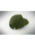 WALE Casquette 5 pans en velours Couleurs : vert armée personnalisable avec votre logo