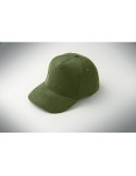 WALE Casquette 5 pans en velours Couleurs : vert armée marquage laser ultra précis
