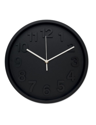 MURO Horloge murale en PP Couleurs : noir