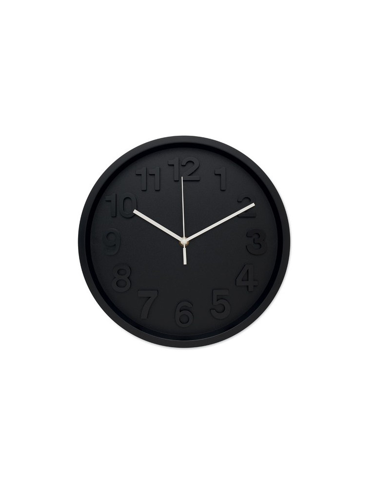 MURO Horloge murale en PP Couleurs : noir
