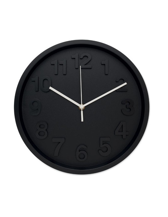 MURO Horloge murale en PP Couleurs : noir