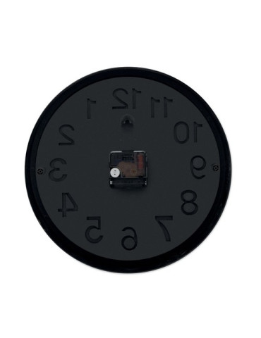 MURO Horloge murale en PP Couleurs : noir personnalisation rapide en France