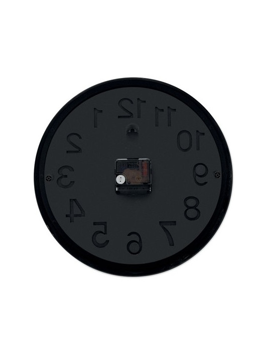 MURO Horloge murale en PP Couleurs : noir personnalisation rapide en France