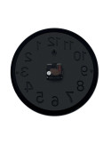 MURO Horloge murale en PP Couleurs : noir personnalisation rapide en France