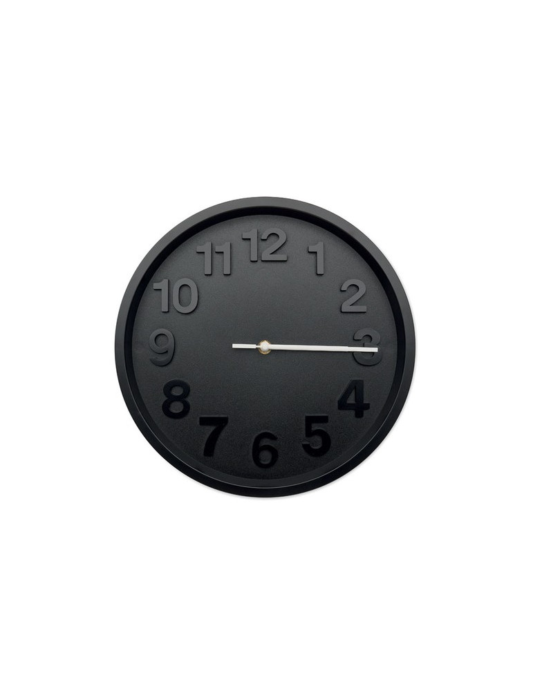 MURO Horloge murale en PP Couleurs : noir goodies personnalisé en stock