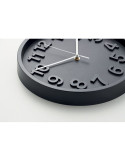 MURO Horloge murale en PP Couleurs : noir cadeau affaires élégant