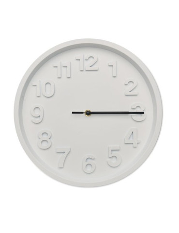 MURO Horloge murale en PP Couleurs : blanc accessoire événementiel unique