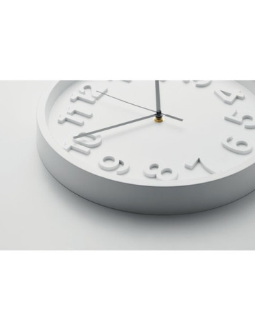 MURO Horloge murale en PP Couleurs : blanc cadeau client original