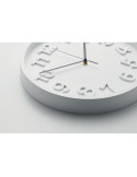 MURO Horloge murale en PP Couleurs : blanc cadeau client original